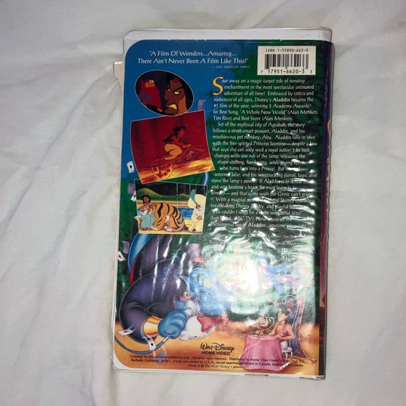 Aladdin VHS Tape - Picture 7 of 13